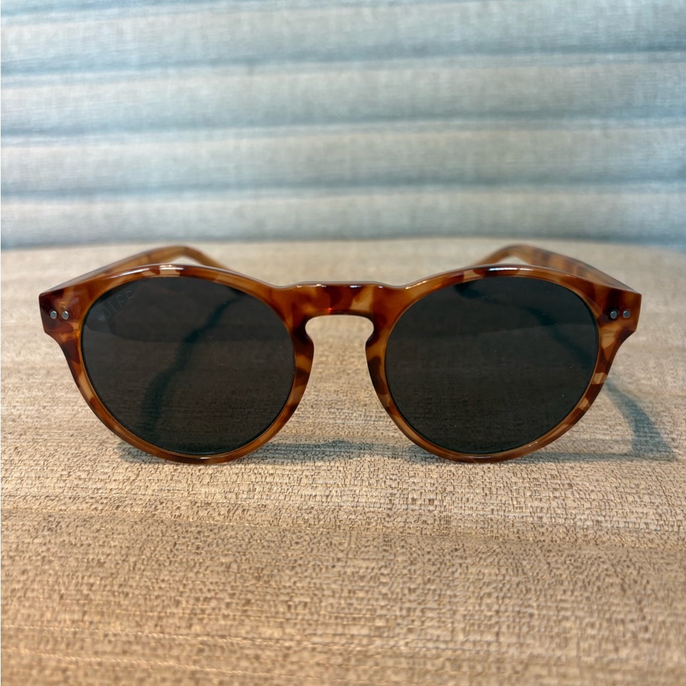 Diff Tortoise Shell Round Sunglasses - image 1